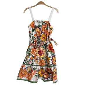 Floral Sundress with Belt